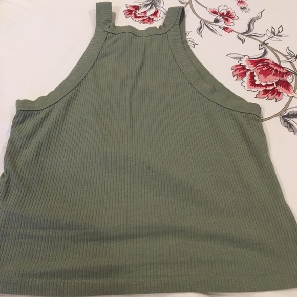 Olive Colored Tank Top! - Picture 3 of 3